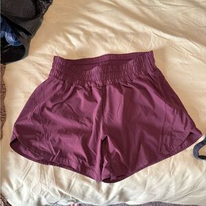 lululemon athletica Plum Athletic Shorts
